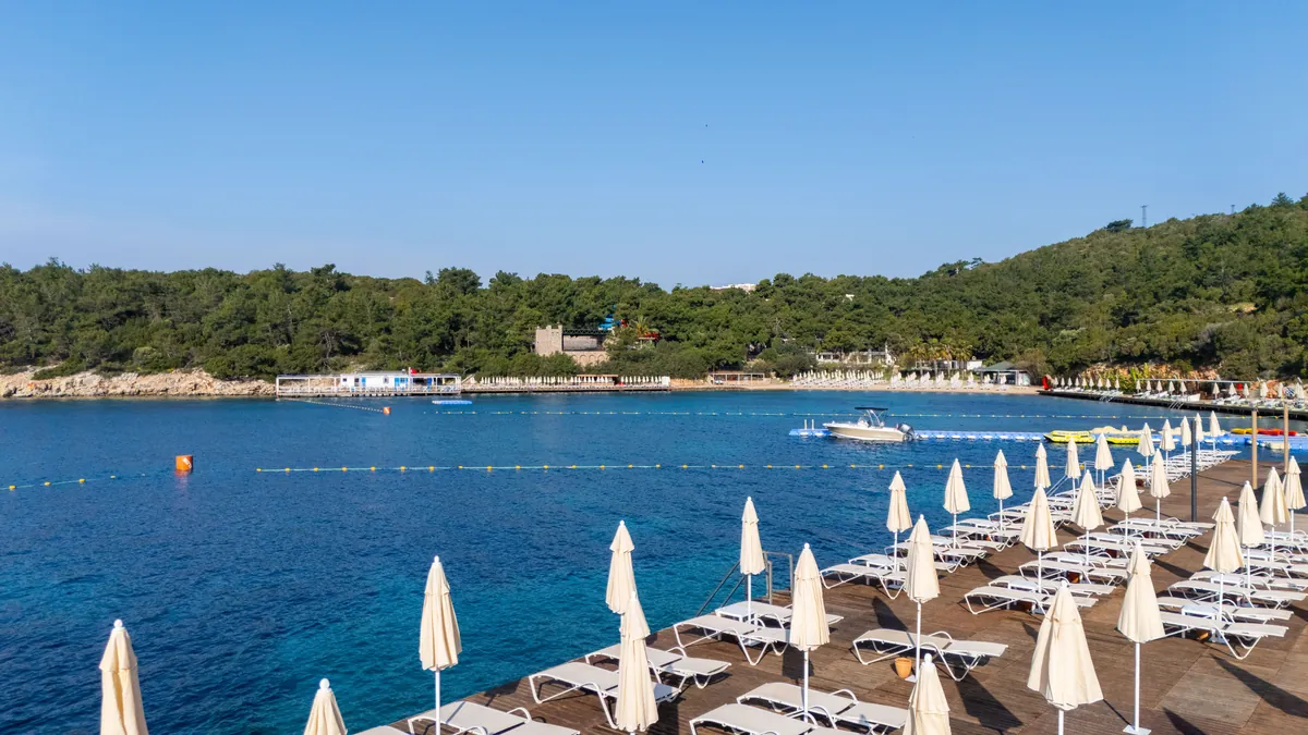 Bodrum plajı ve rahat tatil ortamı