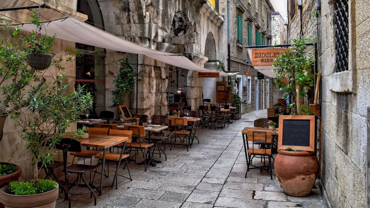 Şehir restoranı yemek seçeneği