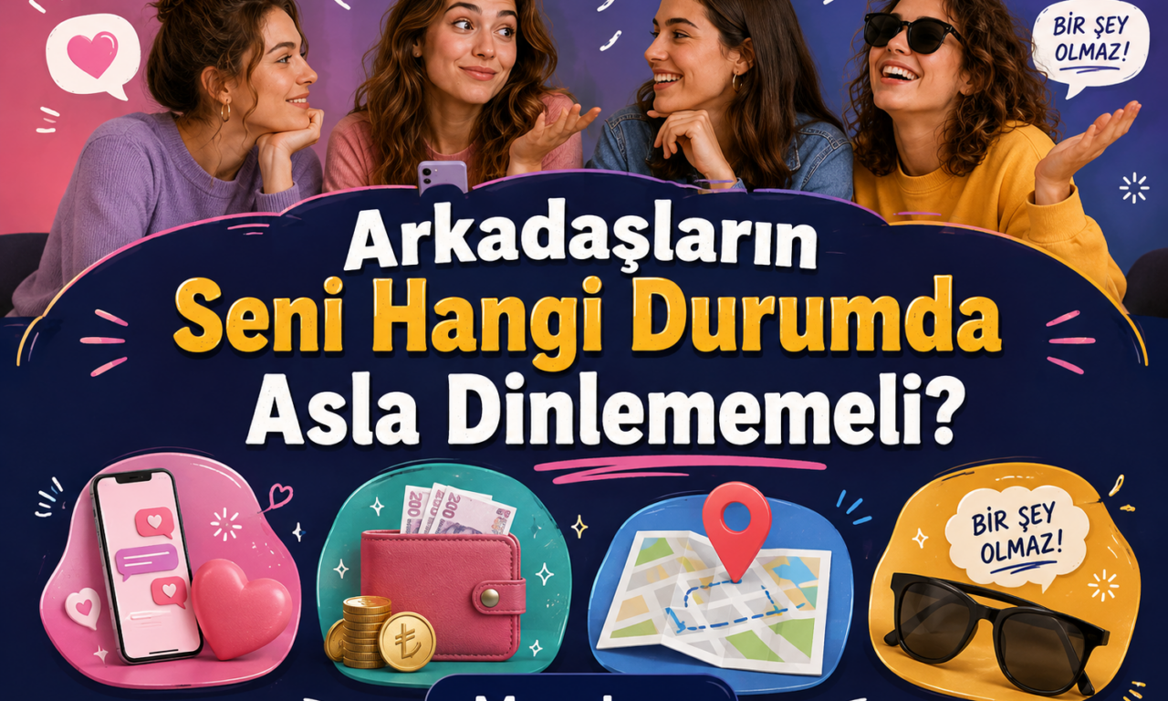 Arkadaşların Seni Hangi Durumda Asla Dinlememeli? 😂
