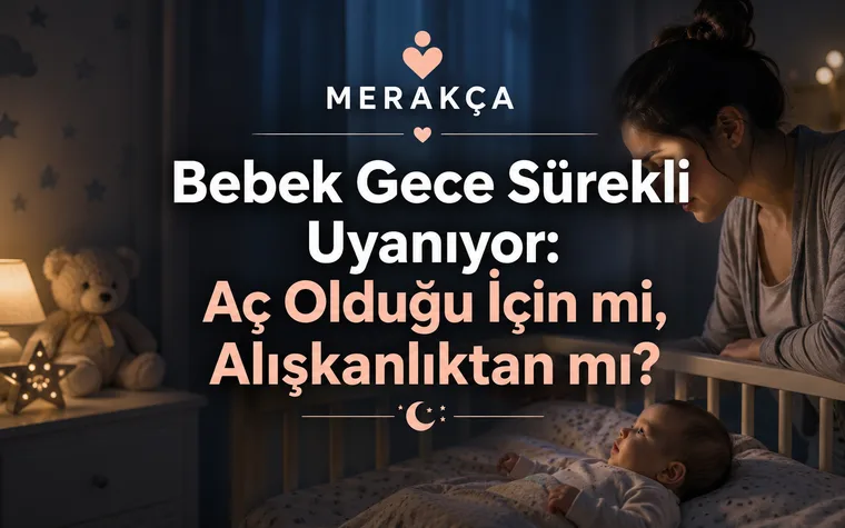 Bebek Gece Sürekli Uyanıyor: Aç Olduğu İçin mi, Alışkanlıktan mı?