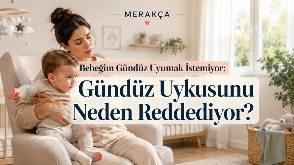 Gündüz uykusuna direnç gösteren bebek