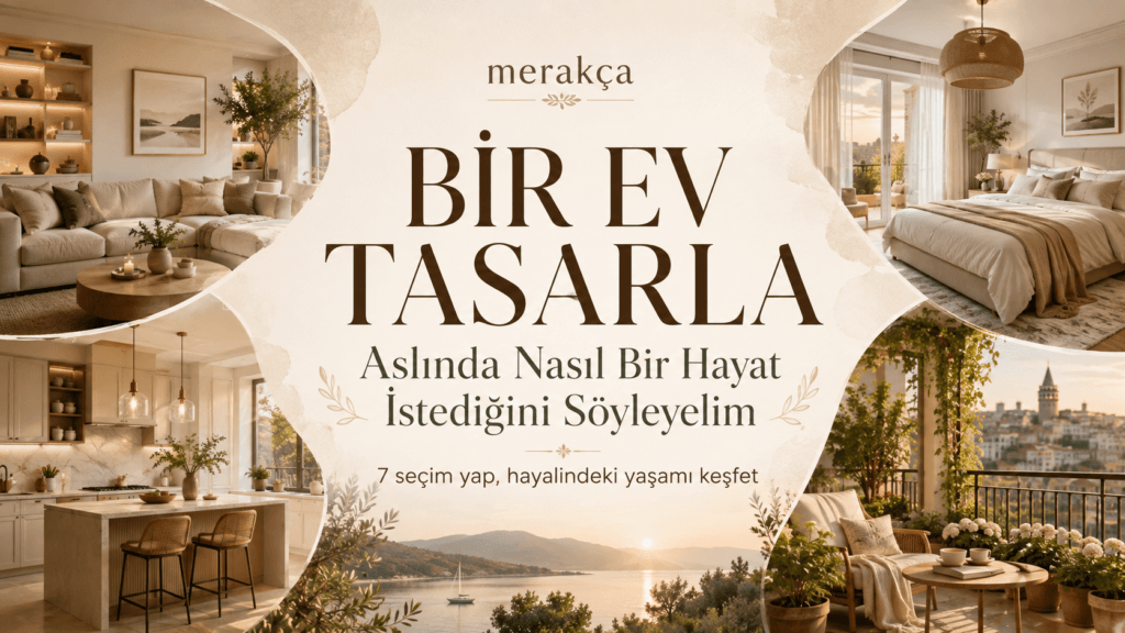 BİR EV TASARLA Aslında Nasıl Bir Hayat İstediğini Söyleyelim 7 seçim yap, hayalindeki yaşamı keşfet. TESTİ ÇÖZ →