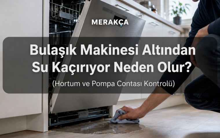 Bulaşık Makinesi Altından Su Kaçırıyor Neden Olur? (Hortum ve Pompa Contası Kontrolü)