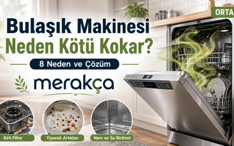 Bulaşık Makinesi Neden Kötü Kokar? 8 Neden ve Etkili Çözüm
