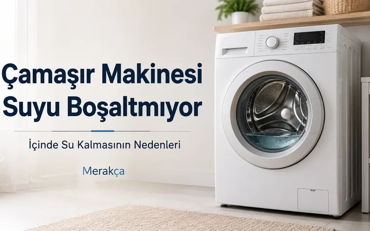 Çamaşır Makinesi Suyu Boşaltmıyor: İçinde Su Kalmasının Nedenleri