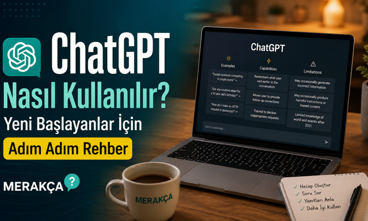 ChatGPT Nasıl Kullanılır? Yeni Başlayanlar İçin Adım Adım Rehber