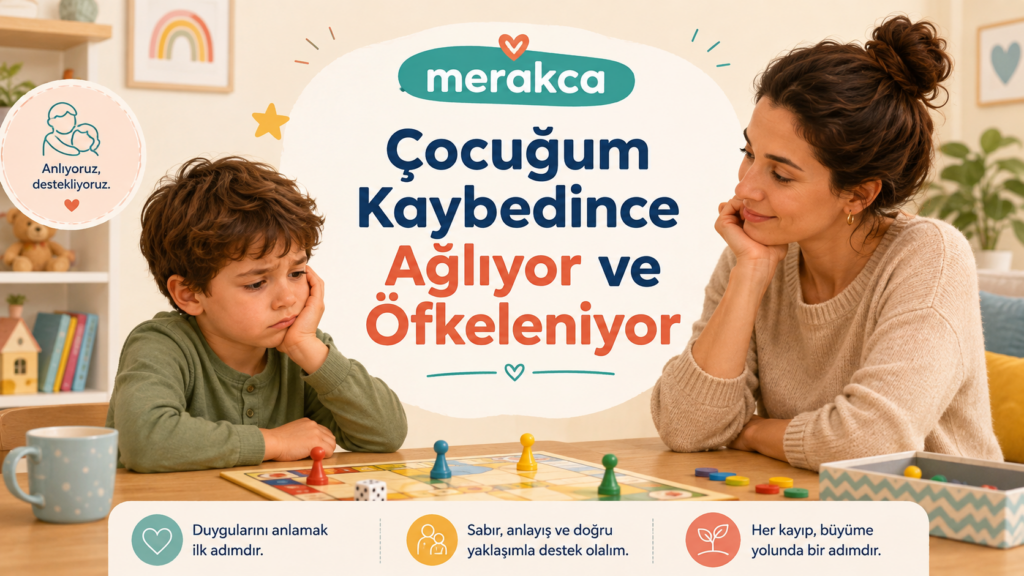 Çocuğum Kaybedince Ağlıyor ve Öfkeleniyor: Ne Yapmalı?