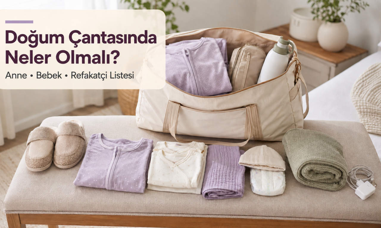 Doğum Çantasında Neler Olmalı? Anne, Bebek ve Refakatçi Listesi