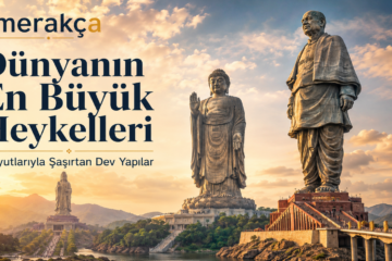 Dünyanın en büyük heykellerini gösteren kapak görseli