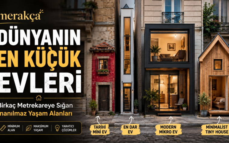 Dünyanın en küçük evleri ve birkaç metrekareye sığan ilginç yaşam alanları