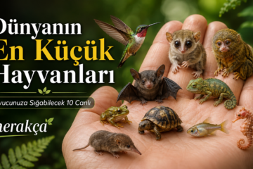 Dünyanın en küçük hayvanları arasında yer alan minik canlıları bir arada gösteren kapak görseli