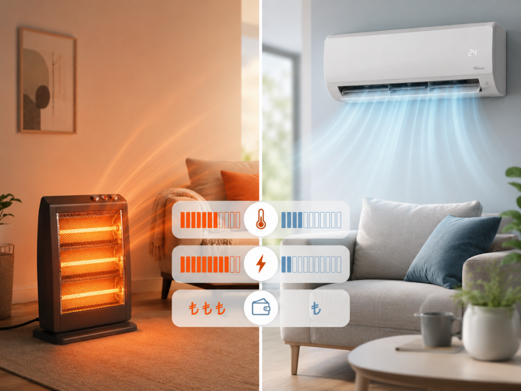Elektrikli soba ve inverter klima elektrik tüketimi