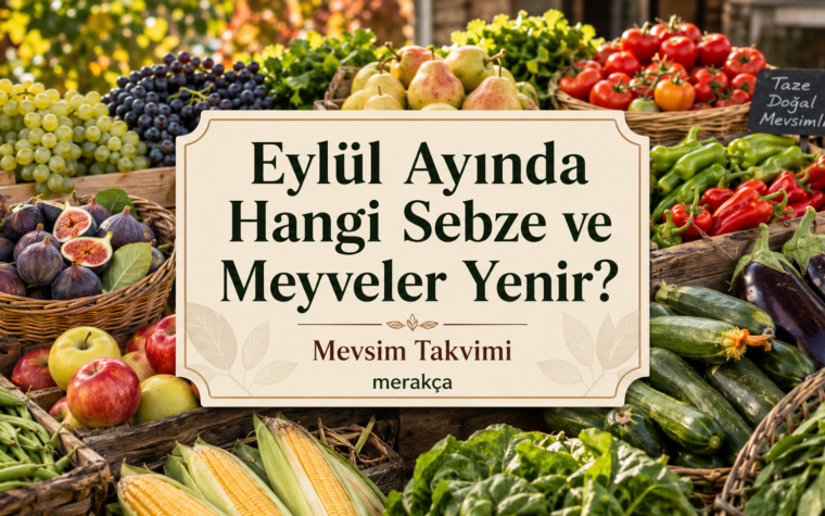 Eylül Ayında Hangi Sebze ve Meyveler Yenir? Mevsim Takvimi