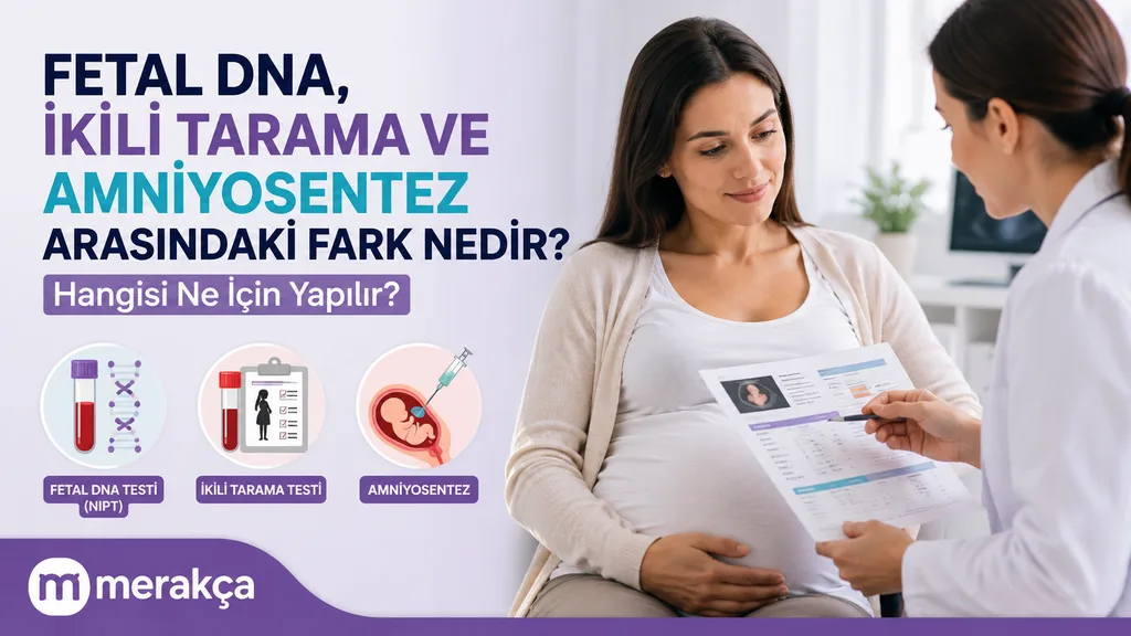 Gebelikte fetal DNA testi, ikili tarama ve amniyosentez seçeneklerinin karşılaştırılması