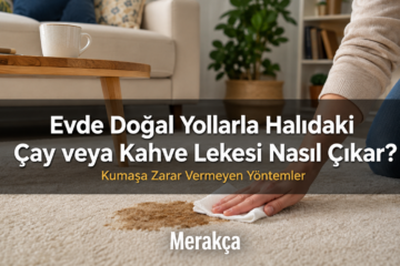 Evde Doğal Yollarla Halıdaki Çay veya Kahve Lekesi Nasıl Çıkar? Kumaşa Zarar Vermeyen Yöntemler