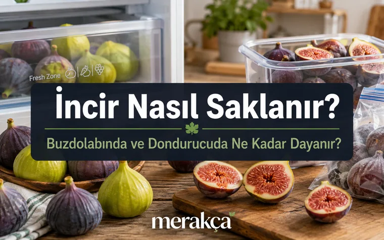 İncir Nasıl Saklanır? Buzdolabında ve Dondurucuda Ne Kadar Dayanır?