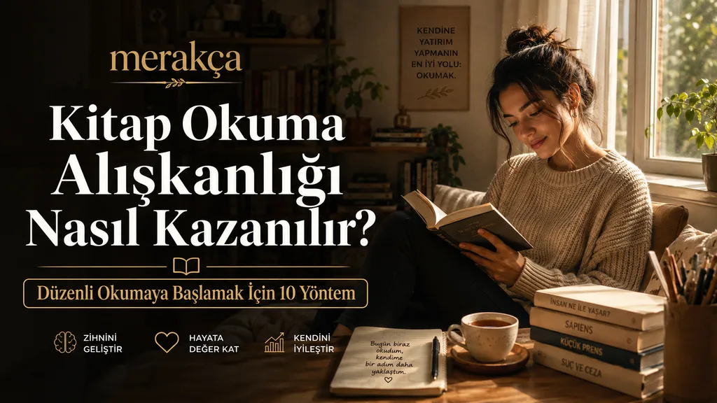 Kitap okuma alışkanlığı kazanmak ve düzenli okumaya başlamak için yöntemler