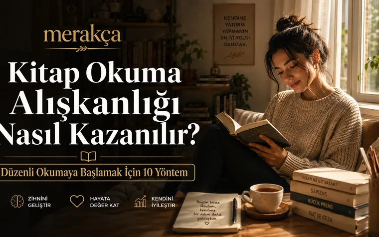 Kitap Okuma Alışkanlığı Nasıl Kazanılır? Düzenli Okumaya Başlamak İçin 10 Yöntem