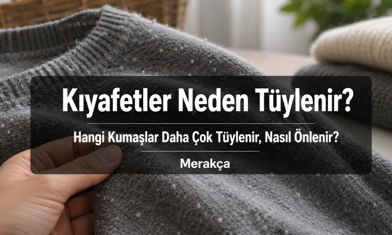 Kıyafetler Neden Tüylenir? Hangi Kumaşlar Daha Çok Tüylenir, Nasıl Önlenir?