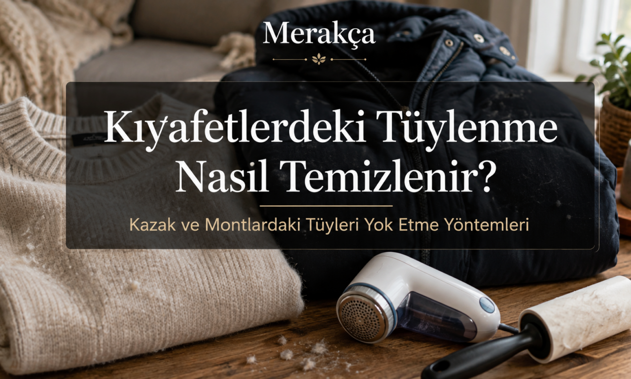 Kıyafetlerdeki Tüylenme Nasıl Temizlenir? Kazak ve Montlardaki Tüyleri Yok Etme Yöntemleri