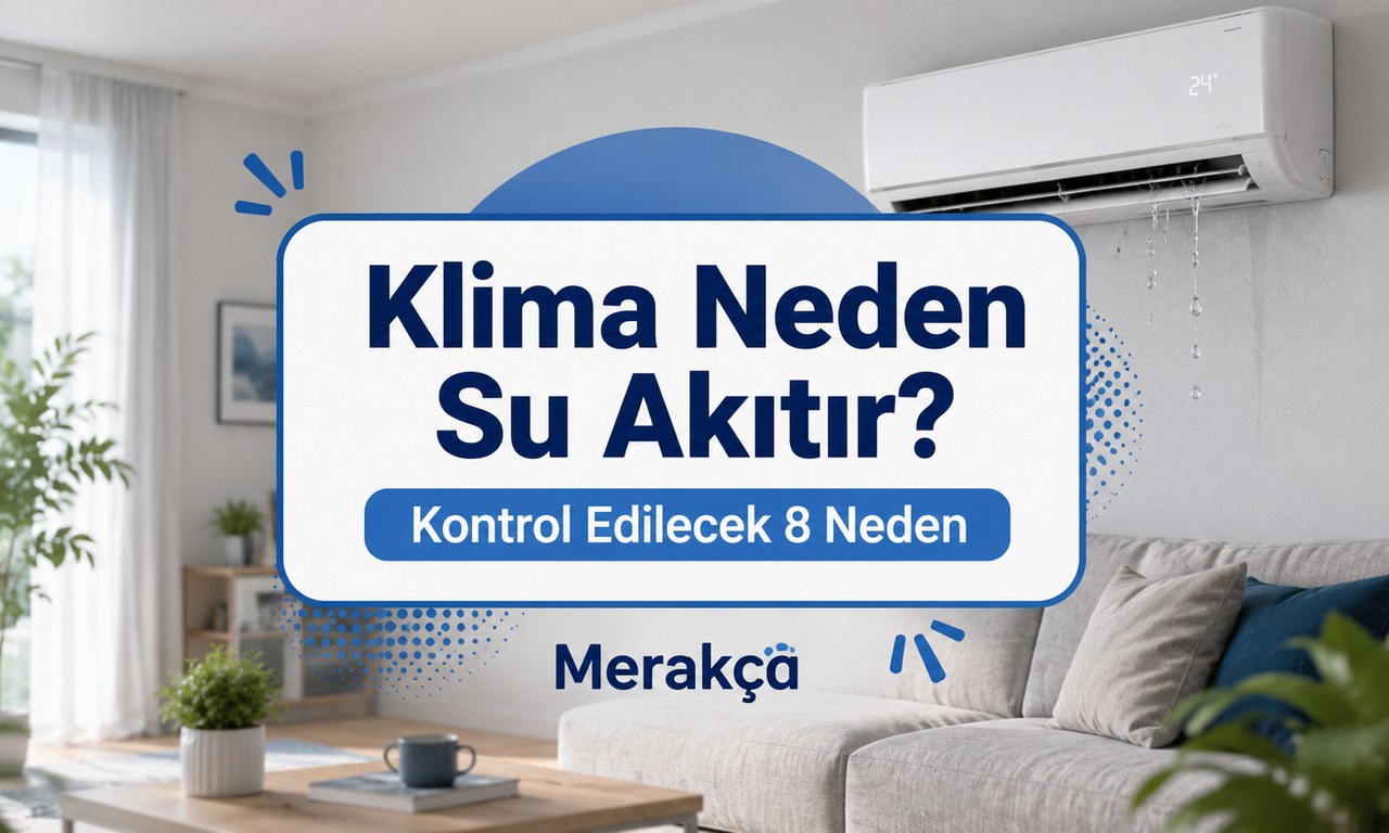 Klima Neden Su Akıtır? Servis Çağırmadan Önce Kontrol Edilecek 8 Neden