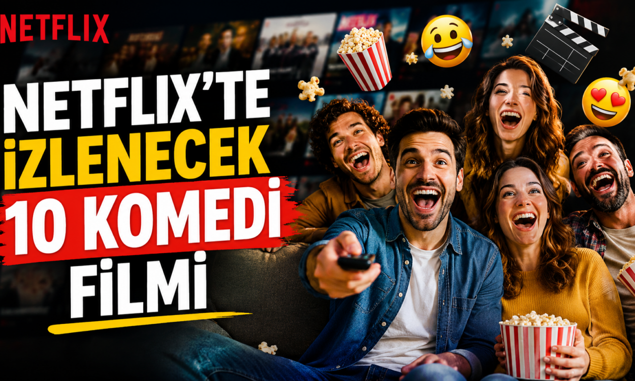 Netflix’te İzlenecek 10 Komedi Filmi: Eğlenceli Film Önerileri