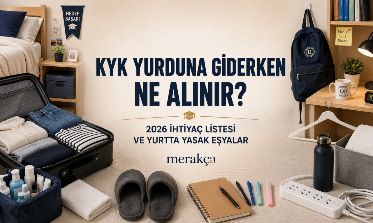 KYK Yurduna Giderken Ne Alınır? 2026 İhtiyaç Listesi ve Yurtta Yasak Eşyalar