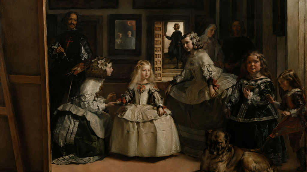 Las Meninas tablosundaki aynada görülen kral ve kraliçe