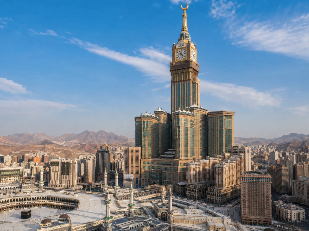 Mekke’de bulunan Makkah Royal Clock Tower