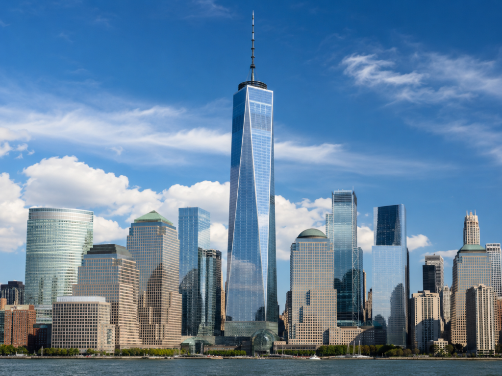 New York silüetinde yer alan One World Trade Center