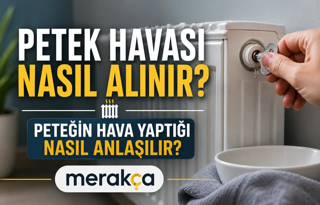 Kalorifer peteğinin purjör vanasından havasının alınması