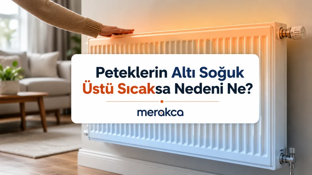 Üst kısmı sıcak, alt kısmı soğuk kalan kalorifer peteği