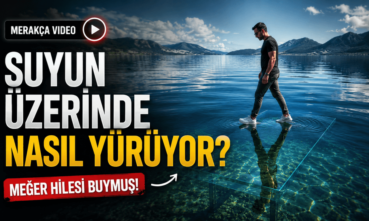 Suyun Üzerinde Nasıl Yürüyorlar? Görsel Hilenin Arkasındaki Fizik