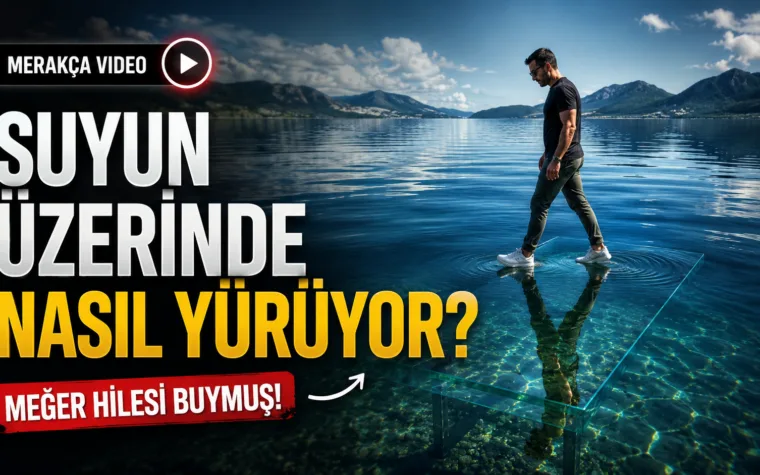 Suyun Üzerinde Nasıl Yürüyorlar? Görsel Hilenin Arkasındaki Fizik