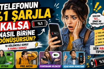 Telefonun %1 Şarjla Kalsa Nasıl Birine Dönüşürsün? 🔋😂