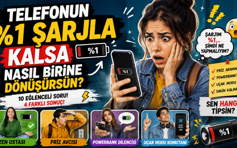 Telefonun %1 Şarjla Kalsa Nasıl Birine Dönüşürsün? 🔋😂
