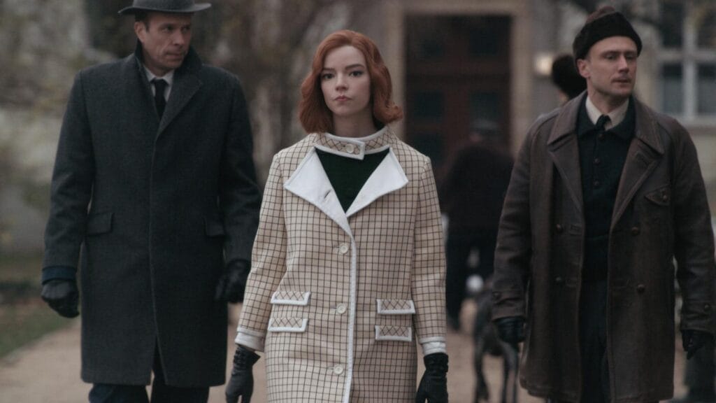 The Queen’s Gambit mini dizisinden bir sahne