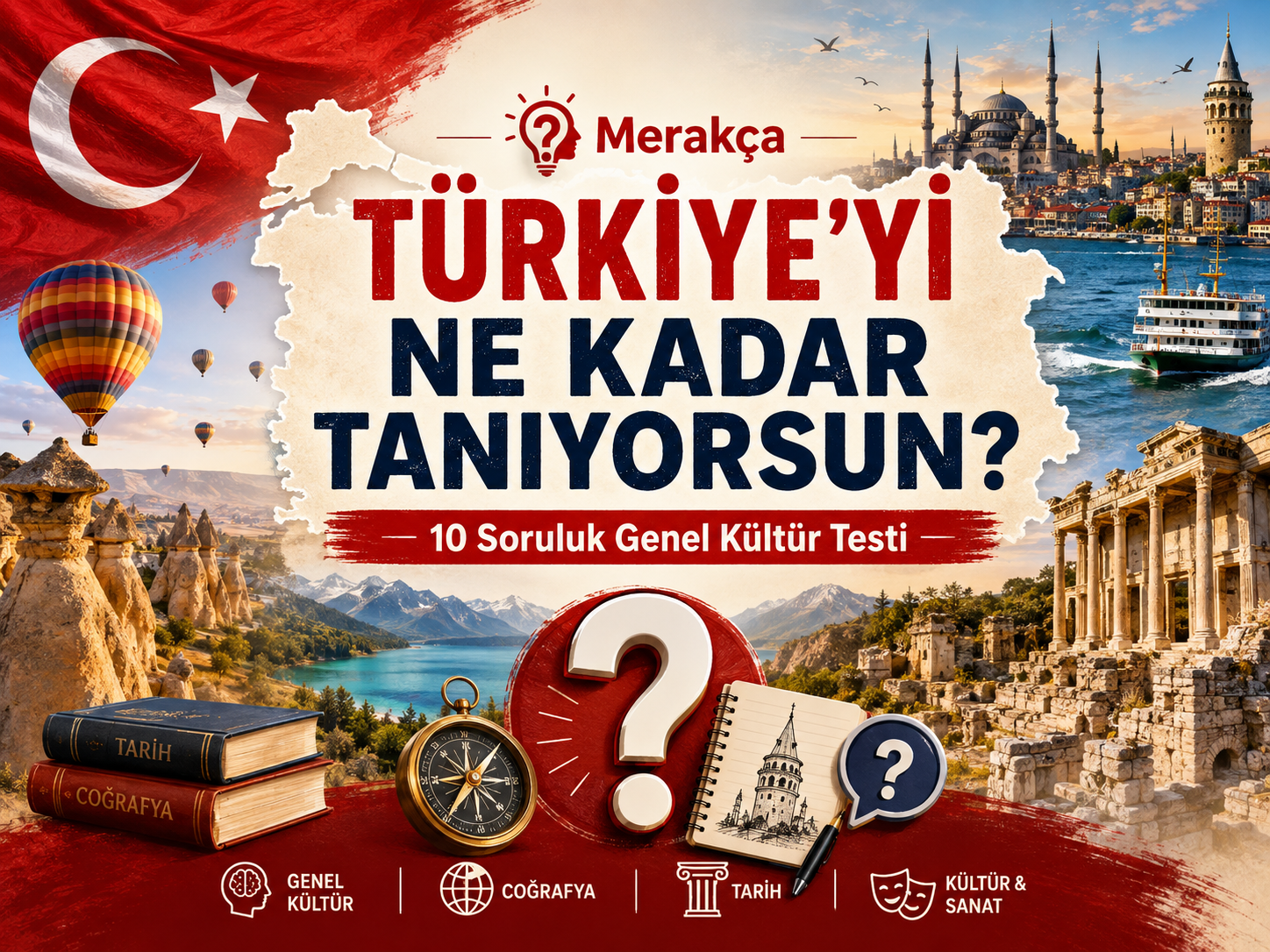 Türkiye’yi Ne Kadar Tanıyorsun? 10 Soruluk Genel Kültür Testi