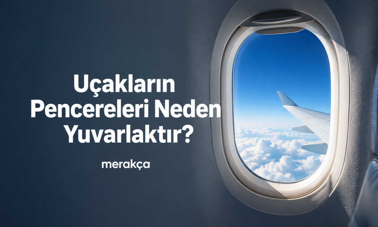 Uçakların Pencereleri Neden Yuvarlaktır? Kare Pencerelerin Tehlikeli Geçmişi