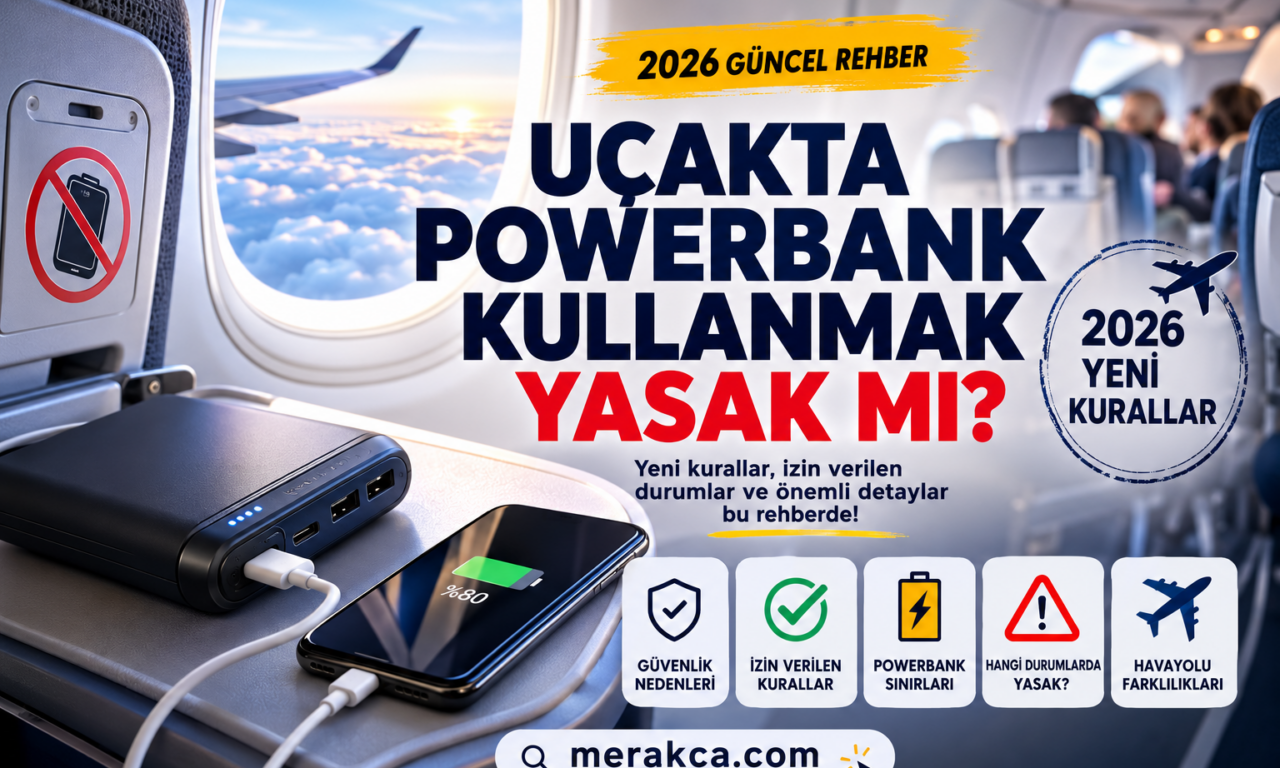 Uçakta Powerbank Kullanmak Yasak mı? 2026 Yeni Kurallar