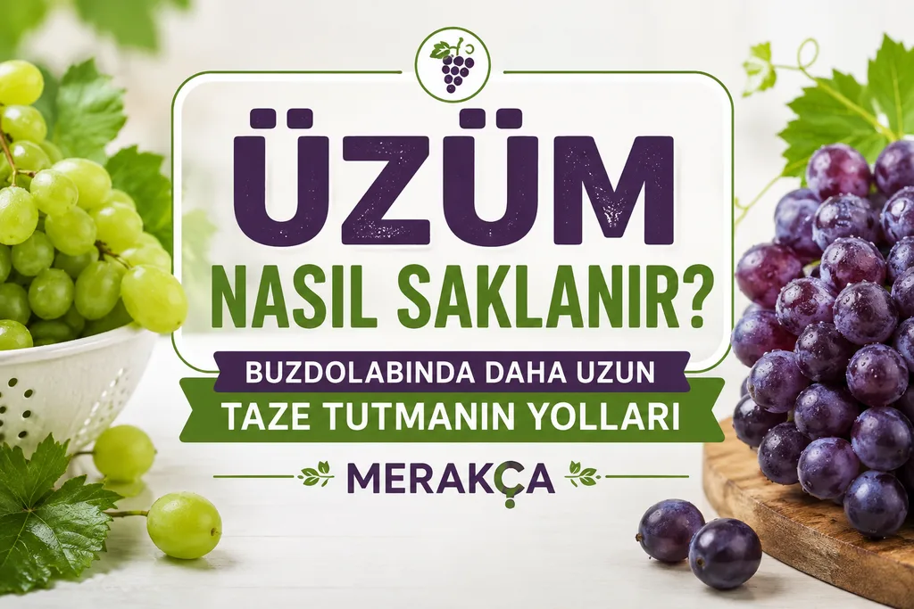 taze üzümün buzdolabında doğru şekilde saklanması
