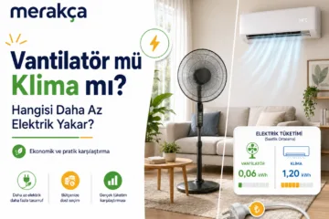 Vantilatör mü klima mı daha az elektrik yakar karşılaştırması
