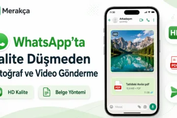 WhatsApp’ta Kalite Düşmeden Fotoğraf Gönderme: HD ve Belge Yöntemi