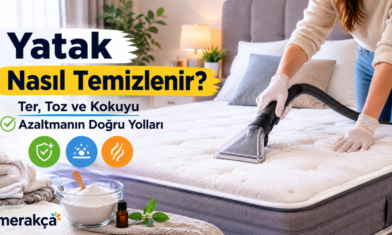 Yatak Nasıl Temizlenir? Ter, Toz ve Kokuyu Azaltmanın Doğru Yolları