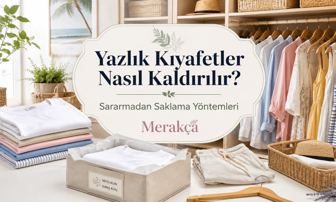 Yazlık Kıyafetler Nasıl Kaldırılır? Sararmadan Saklama Yöntemleri