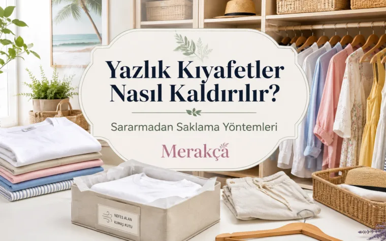 Yazlık Kıyafetler Nasıl Kaldırılır? Sararmadan Saklama Yöntemleri