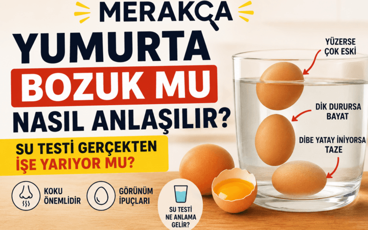 Yumurta Bozuk mu Nasıl Anlaşılır? Su Testi Gerçekten İşe Yarıyor mu?