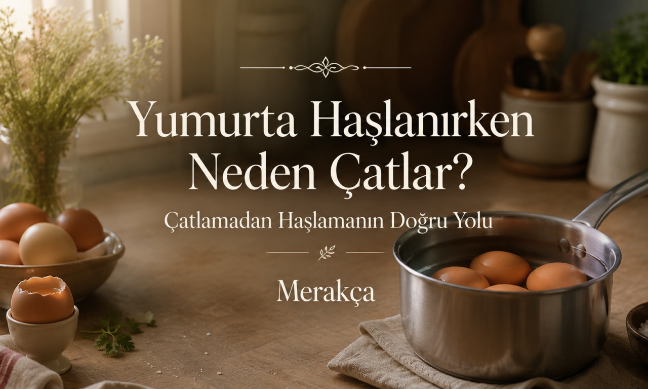 Yumurta Haşlanırken Neden Çatlar? Çatlamadan Haşlamanın Doğru Yolu