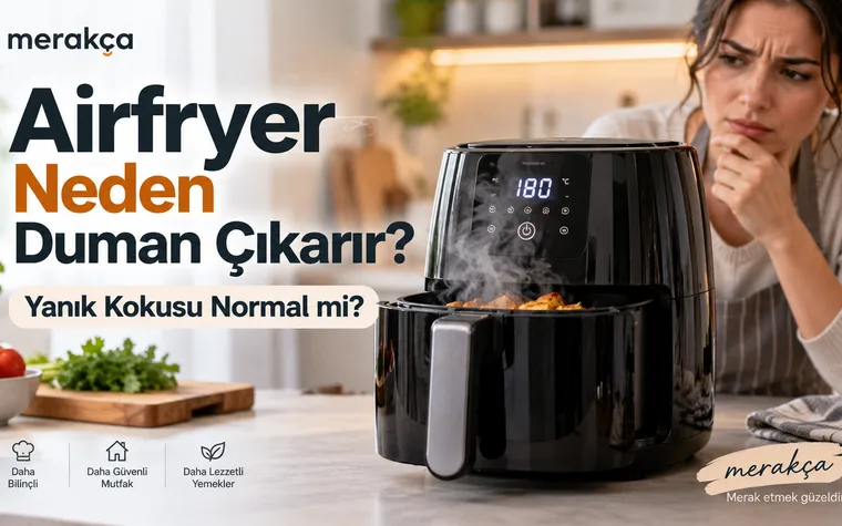 Airfryer Neden Duman Çıkarır? Yanık Kokusu Normal mi, Ne Zaman Sorun Var?