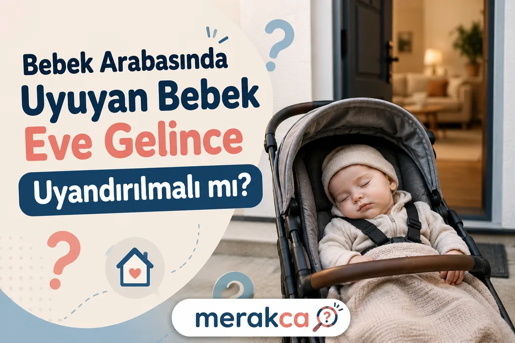 Bebek Arabasında Uyuyan Bebek Eve Gelince Uyandırılmalı mı?
